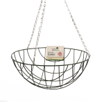 Kingfisher Garden 14" Wire Hanging Basket